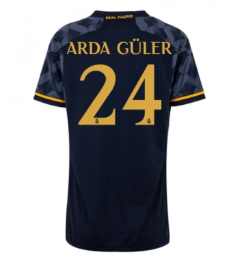 Real Madrid Arda Guler #24 Koszulka Wyjazdowych Kobiety 2023-24 Krótki Rękaw